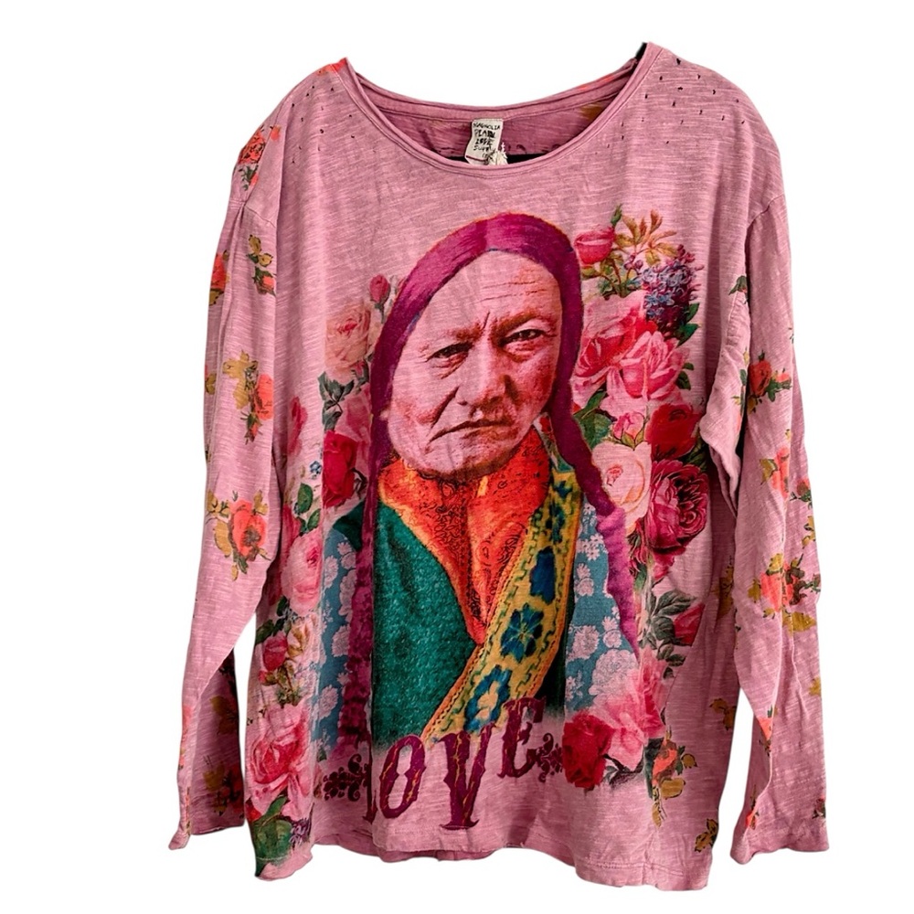 MAGNOLIA PEARL Brave Love Viggo Tee De Luna NWT